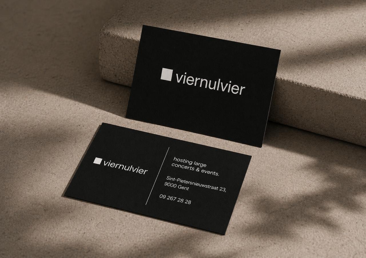 Viernulvier — Business cards