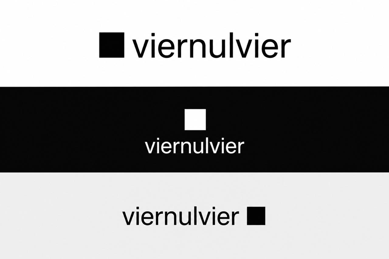 Viernulvier — Logo variants